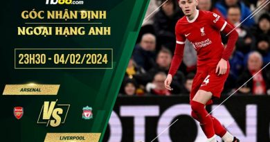 Tỷ lệ kèo Arsenal vs Liverpool, 23h30 ngày 4/2/2024